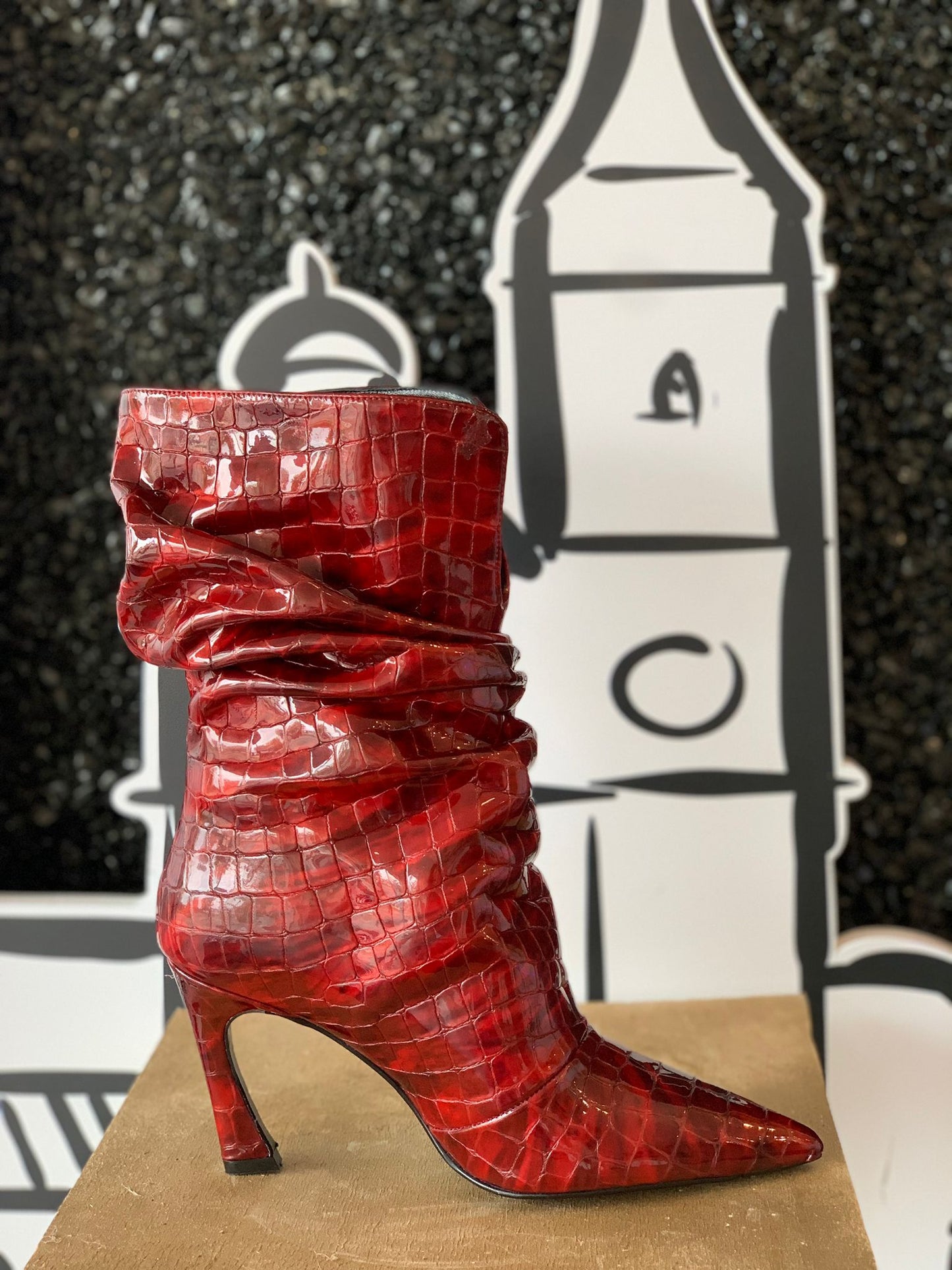 Red Soft Leather Cocco Rosso Boots